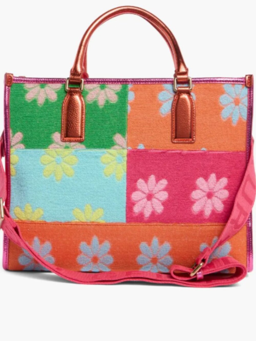 KURT GEIGER LONDON Chiswick Floral Tote Bag - Picture 4 of 7